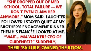 My Parents Called Me a Failure at Dinner—Then My Brother’s Fiancée Exposed Who I Really Was.