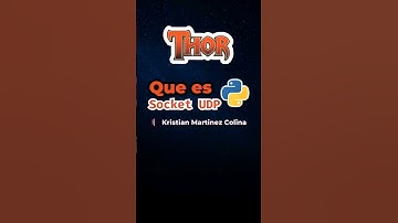 Que es un socket UDP explica con Thor