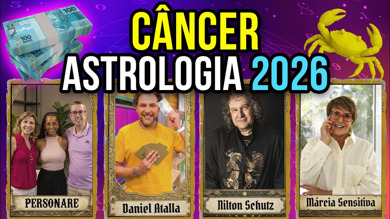 💰 CÂNCER 2026: A MAIOR VIRADA FINANCEIRA DA DÉCADA! 4 ASTRÓLOGOS CONFIRMAM: O OURO CHEGOU!