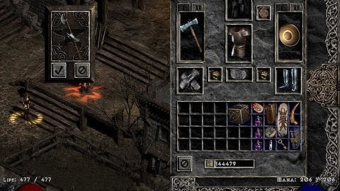Diablo 2 Adding Sockets To A Cryptic Axe With A Socket Quest (Example)