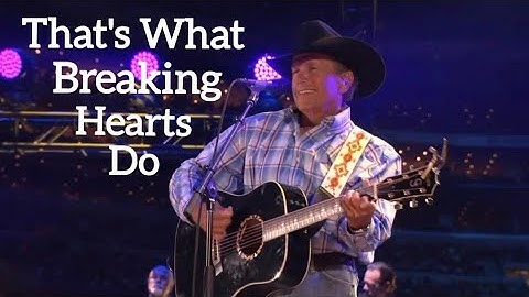 George Strait - That's What Breaking Hearts Do ♬ (Live From AT&T Stadium) [2014 Version]