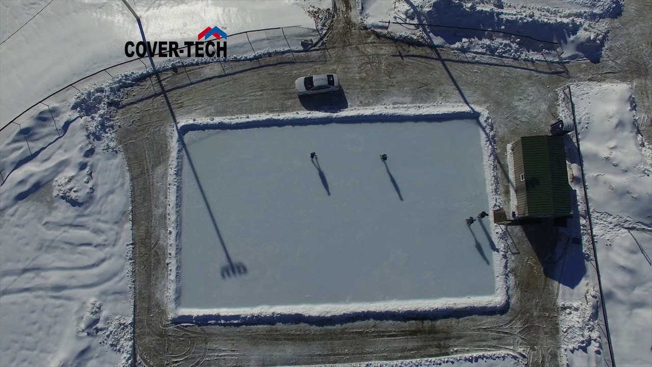 CoverTech Inc. Skating Rink Liner at Civic Center Woodstock, NB 18883255757 YouTube