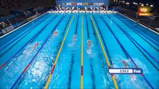 Final 800 libre femenino. Ledecky, récord del mundo