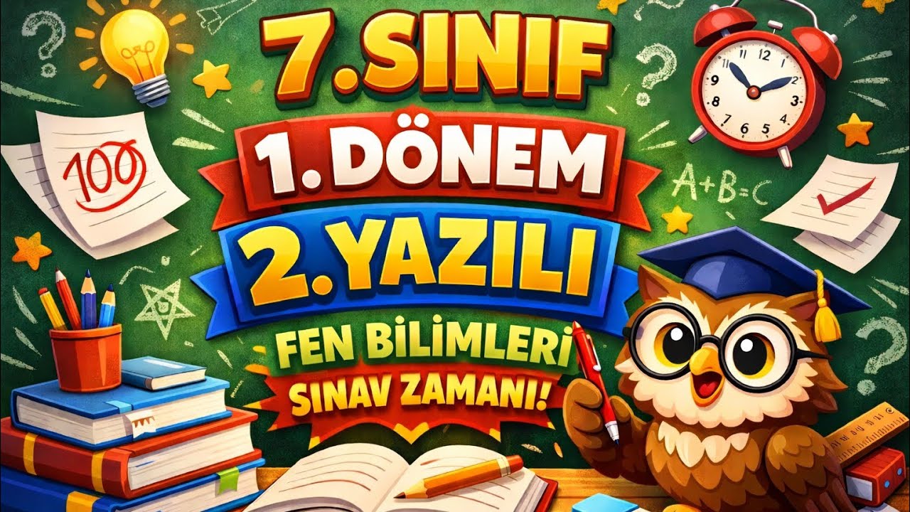 7. SINIF FEN BİLİMLERİ 1. DÖNEM 2. YAZILI SINAVI 