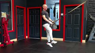 TRX Pistol Jump Squats