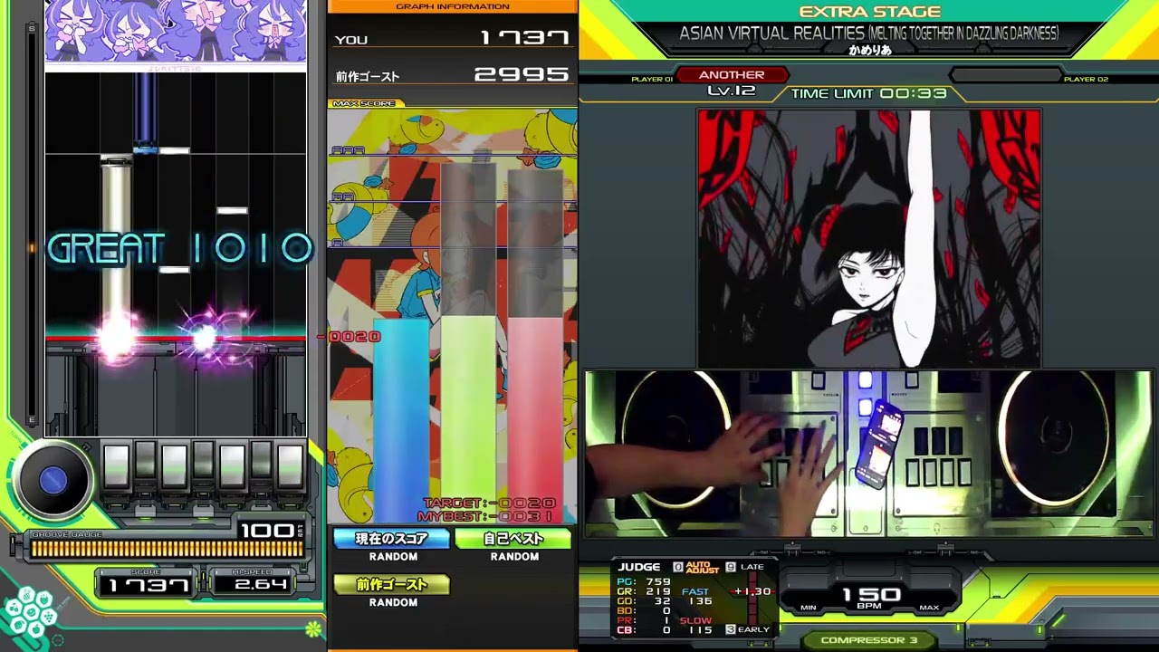 beatmania IIDX】ASIAN VIRTUAL REALITIES (MELTING TOGETHER IN