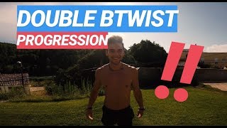 Tricking DOUBLE B TWIST PROGRESSION! 2015-2018 [Inspirational]