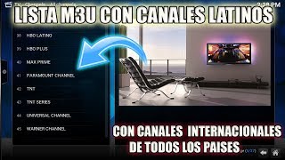 LISTA M3U CON ¨CANALES LATINOS¨E INTERNACIONALES ESTABLES KODI screenshot 4