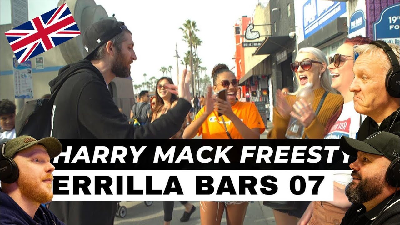 Harry Mack - Guerrilla Bars Episode 7 REACTION!! | OFFICE BLOKES REACT!!