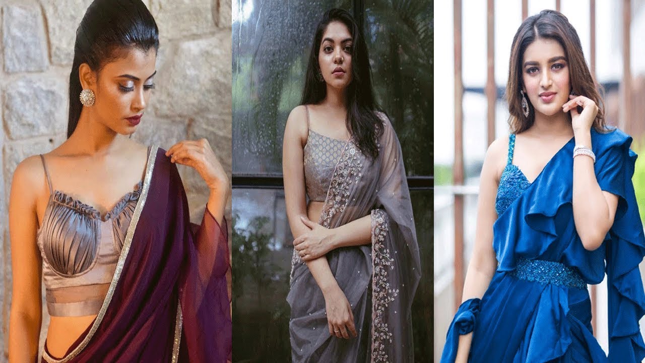Trending Designer Spaghetti Strap Blouse Designs For Saree Stylish trending-designer-spaghetti-strap-blouse-designs-for-saree-stylish