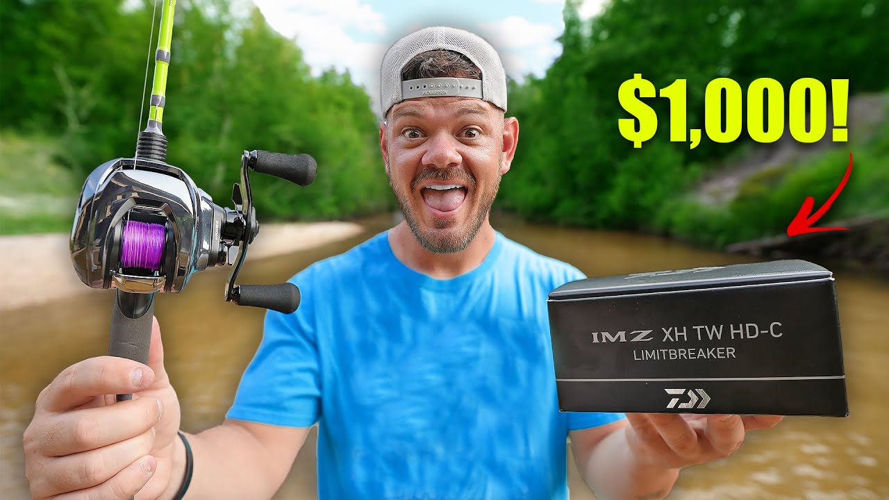 Watch Creek Fishing w/ $1000 Baitcaster! (SURPRISING) Video on