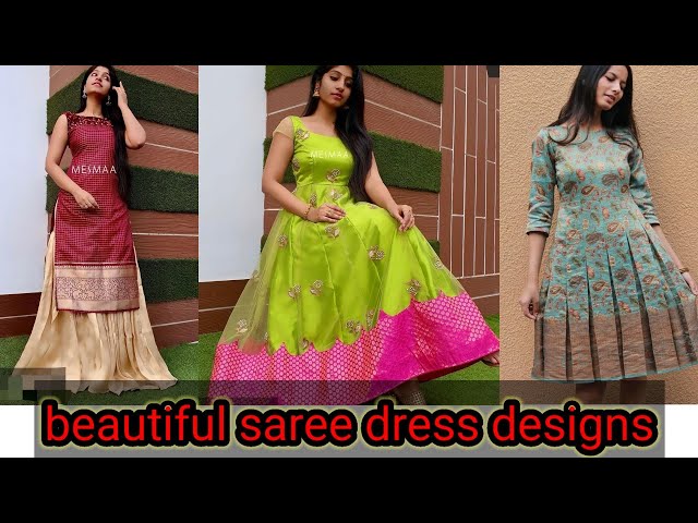 Make Full Suit From Old Saree | DIY Kurti | Measurement ,cutting ,Stitching  - YouTube