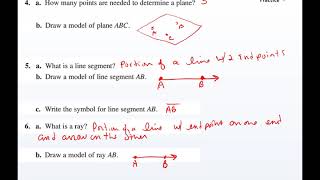 ACT Prep  Unit 6  Day 1  Basic Elements of Plane Geometry