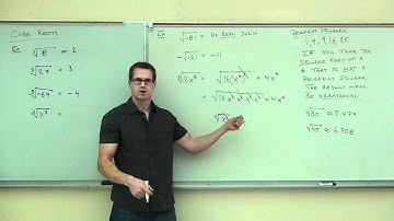 Intermediate Algebra Lecture 10.1 Part 3