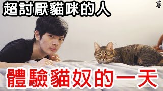 【尊】試著讓超討厭貓咪的人來體驗養貓的一天!?