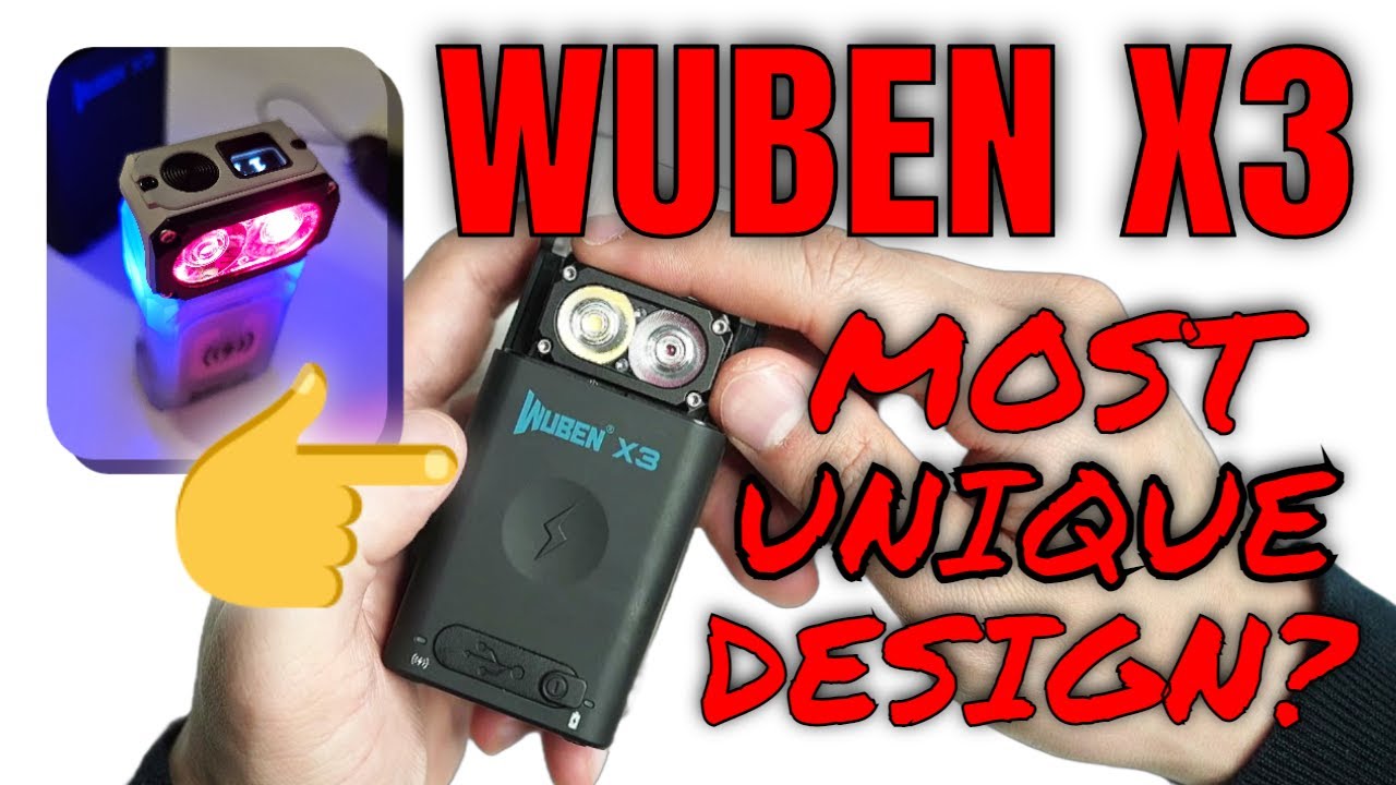 Wuben X3 Flashlight Review: The Future Of Flashlight Technology? - LED  Flashlights – General Info 