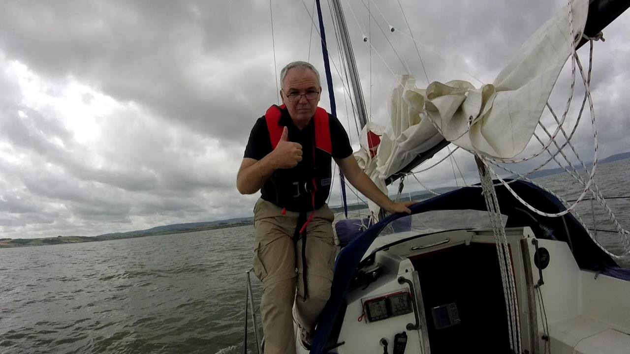 Just About Sailing July 2016 – Single handed Tiller Pilot test plus whoops, Port or Starboard?