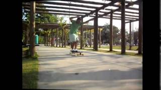 Cross Step sex change to Cross Step - Longboard trick tip tutorial