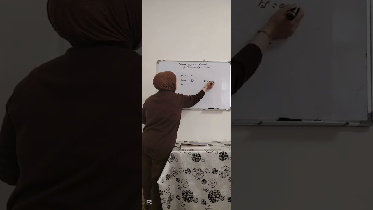 Bircins elektrik sahəsində yüklü zərrəciklərin hərəkəti (Mövzu izahı) 