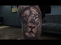 HOW TO TATTOO TEXTURE ✖️ LION TATTOO TUTORIAL by mr.reyes_ink