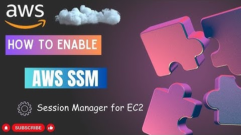 How to enable Session Manager SSM for EC2 instance #ssm #aws