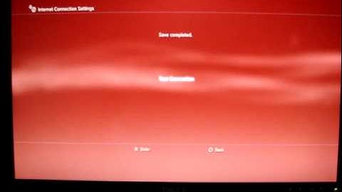 ethernet setup for playstation 3