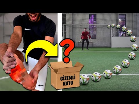 GİZEMLİ KUTU İLE FUTBOL CHALLENGE 🔥📦