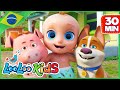 Som de animais em português - Música Infantil | LooLoo Kids Português