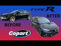 REBUILDING A WRECKED TYPE R FROM COPART IN 15 MINUTES
