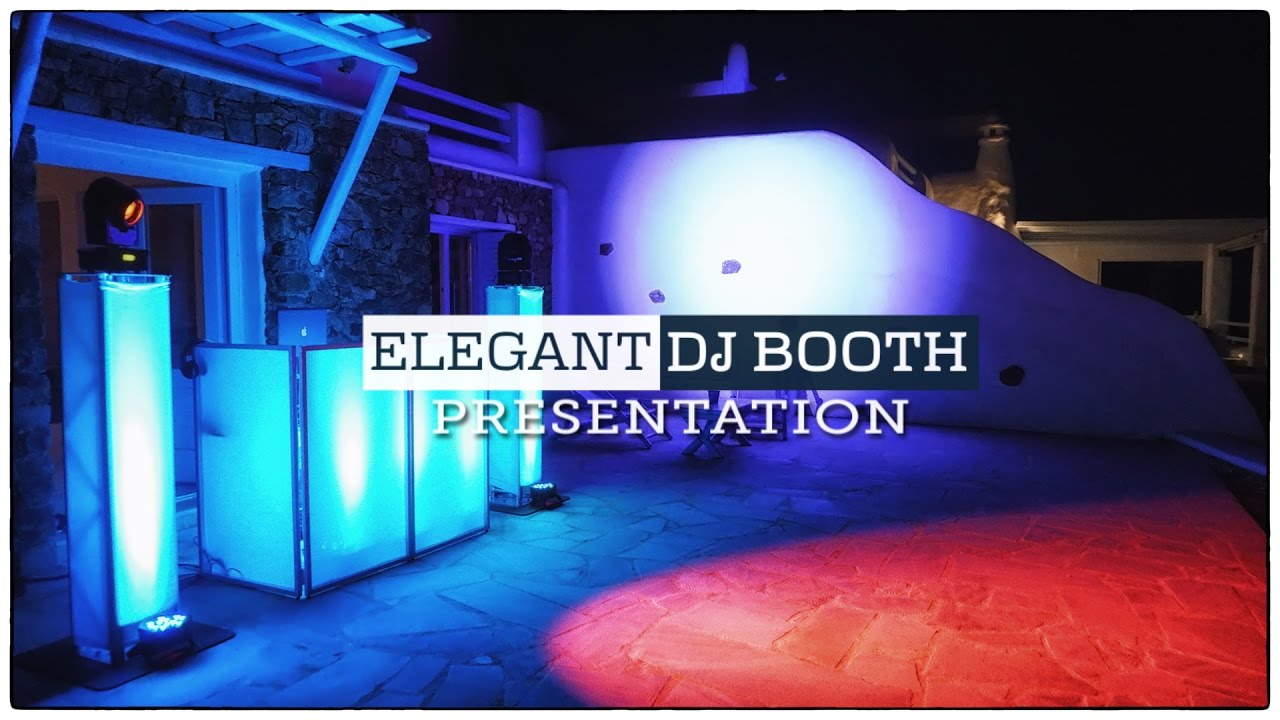 Elegant & Stylish Wedding DJ Setup Mike Vekris