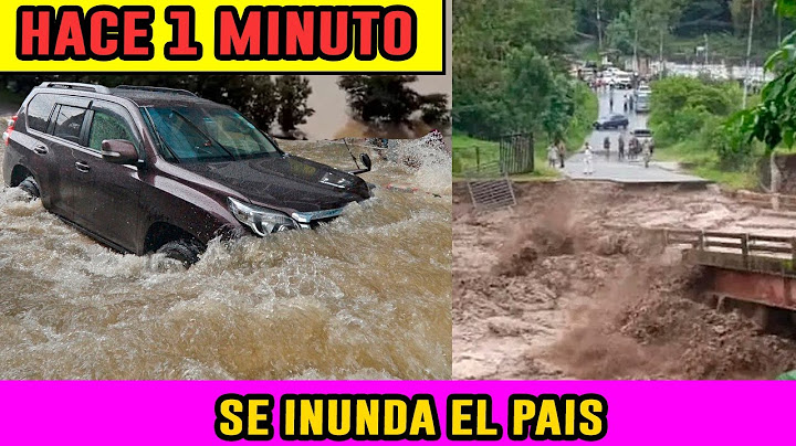 Se inunda el pais asi dejo la fuertes lluvias y tormentas los últimos días