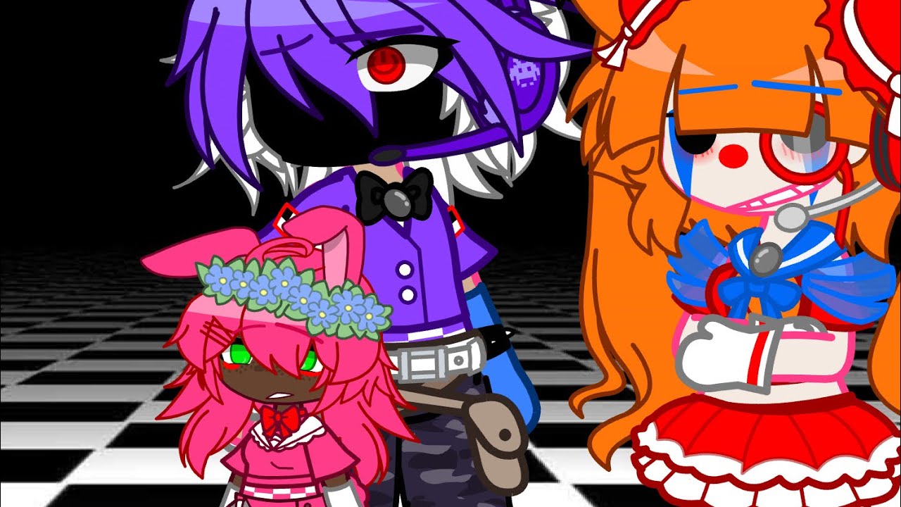 Dares with sister location//gacha//fnaf//short//silly//yippeee