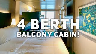 Famous Could you survive FOUR ADULTS in an MSC Virtuosa standard balcony cabin? Here's our opinion! Profile