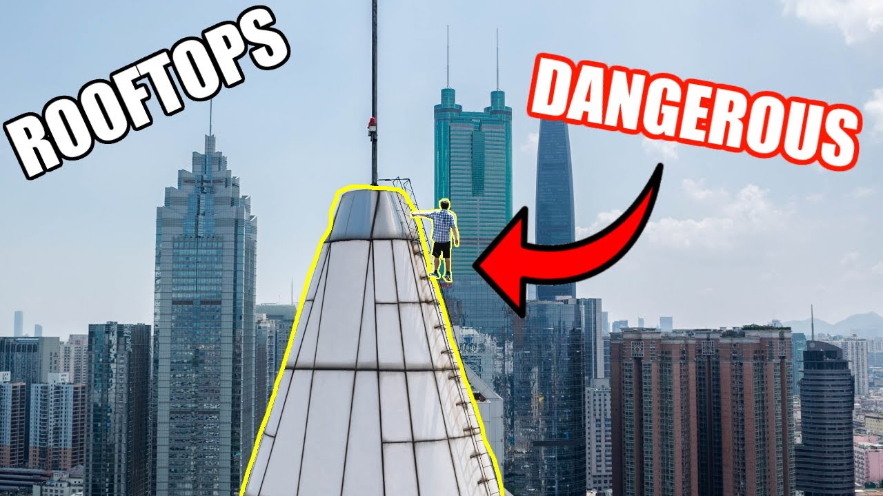 I WENT ROOFTOPPING IN CHINA! (Urbex climbing rooftops)