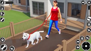 DOG SIMULATOR ANIMAL DOG GAMES ANDRIOD GAMEPLAY #2 screenshot 4