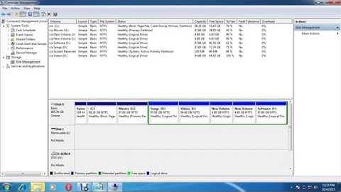 How to create a new local disk in windows 7