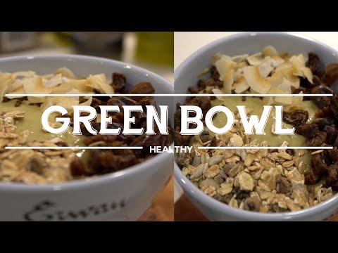 Avocado and Banana Protein Smoothie Bowl Recipe #Bowls
