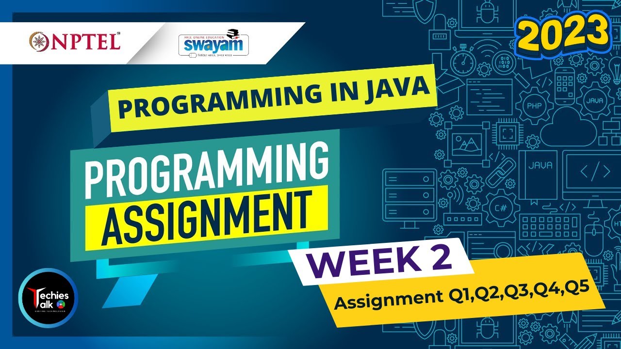 nptel swayam programming in java assignment answers 2023