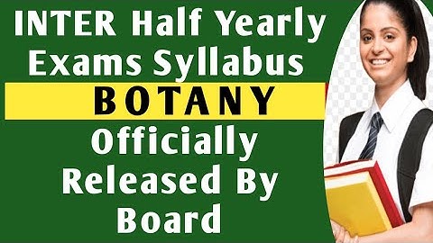 AP INTER Half Yearly Syllabus 2021|ap inter half Yearly exams 2021|Inter half Yearly exams syllabus