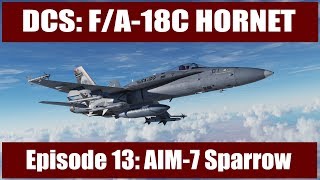 DCS: F/A18C Hornet  Episode 13: AIM7 Sparrow AirtoAir Missile