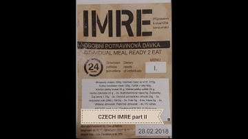 Czech Republic IMRE menu 1 (part II)