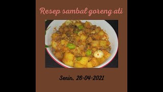 Sambal Goreng Ati Khas Cirebon