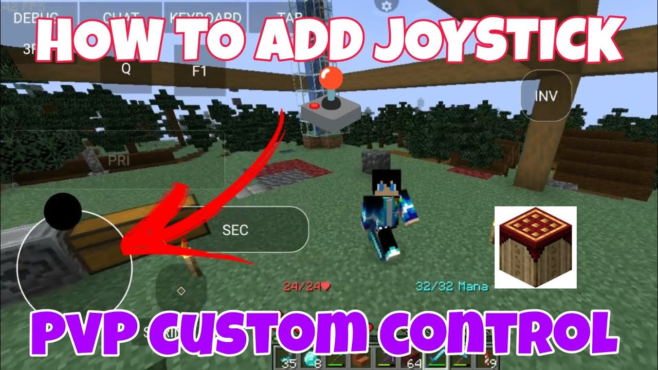 Minecraft Java Pvp Using Controller HOW TO ADD JOYSTICK 🕹️ IN PL. PvP CUSTOM CONTROL 🎛️ BY@Mr.buddy2.0 ...