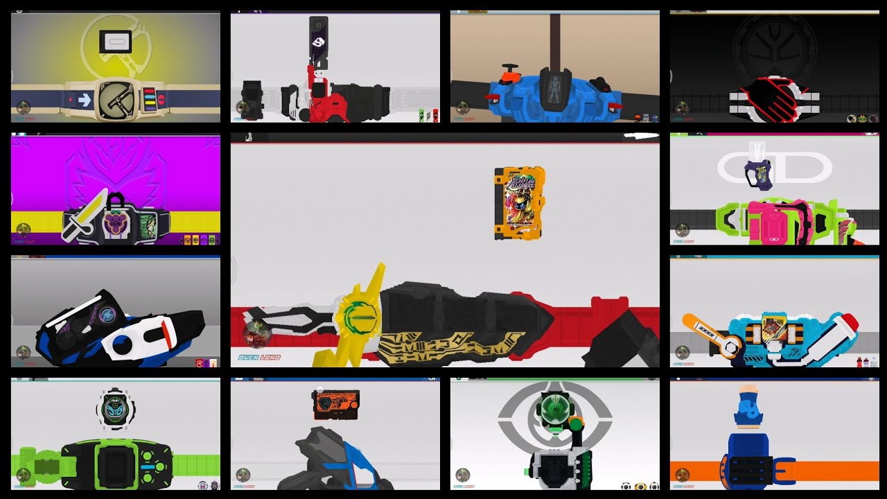 Game kamen rider gaim henshin belt flash realnom