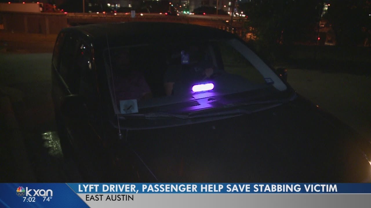 Lyft driver, passenger help save stabbing victim