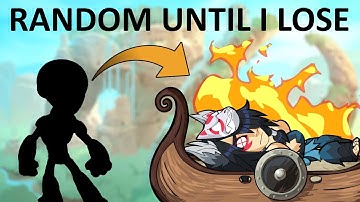 Playing RANDOM until I LOSE Challenge!! • Brawlhalla 1v1 Gameplay