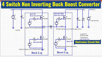 Simulating a 4-Switch Non-Inverting Buck-Boost Converter with LTSpice