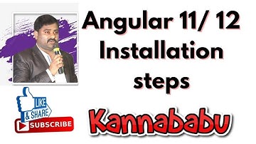 Angular 12 installation Steps