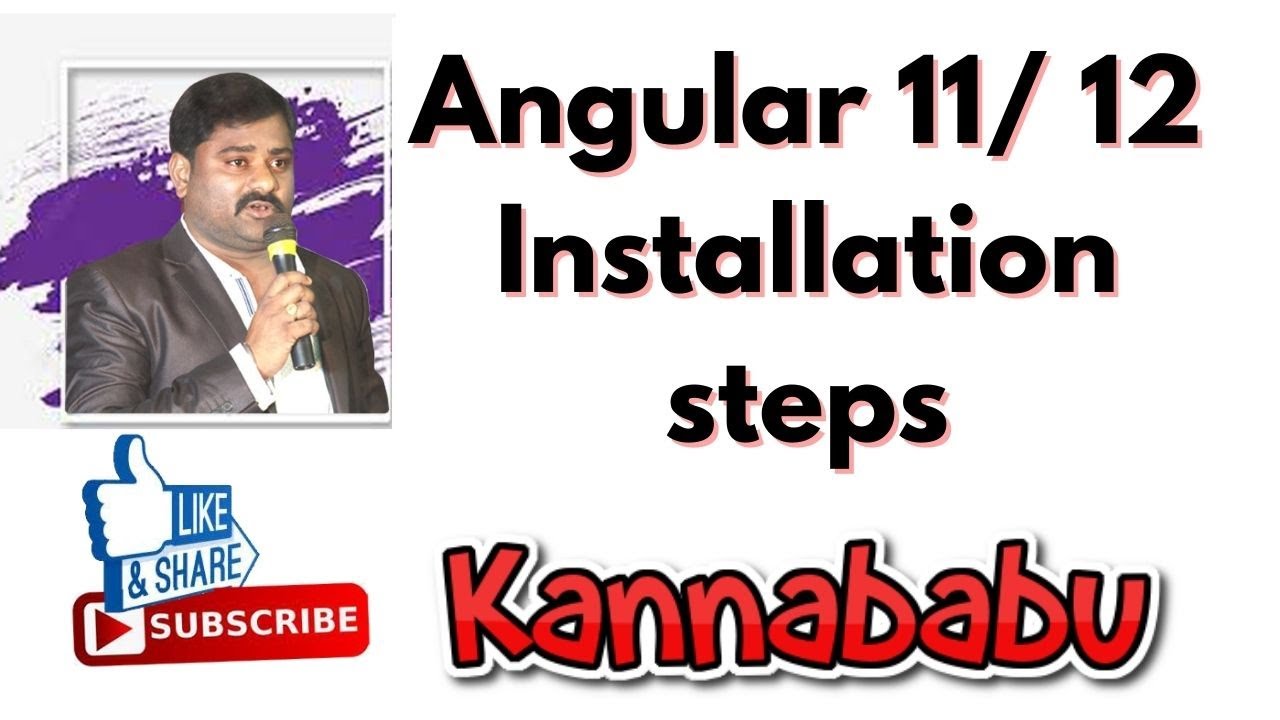 Angular 12 installation Steps - YouTube