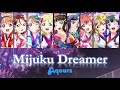 Aqours - Mijuku DREAMER / 未熟DREAMER lit. Young DREAMER (Color Coded, Kanji, Romaji, Eng)